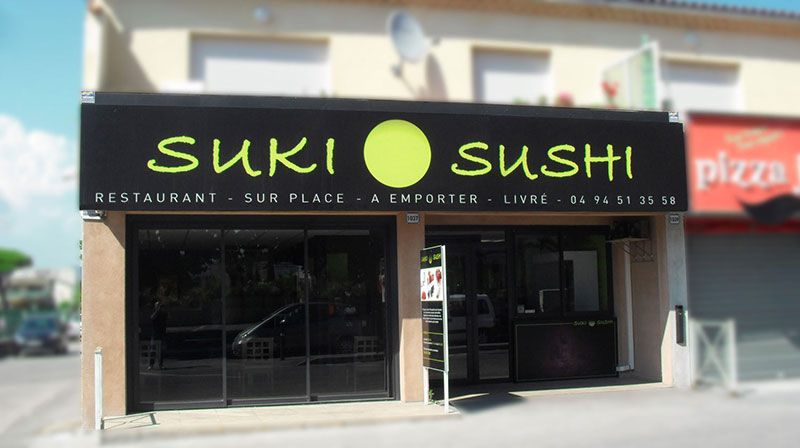 Enseigne Suki Sushi - FREJUS 1